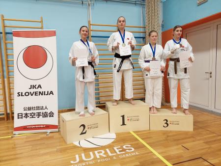 Lejla Lišinović 2. mesto v borbah med starejšimi kadetinjami